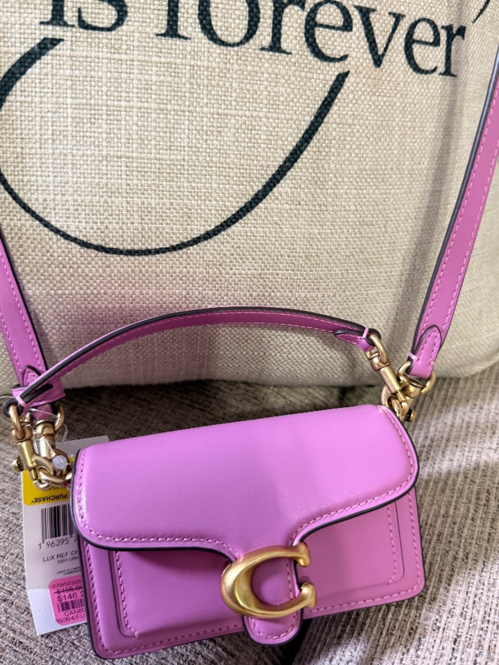 Coach tabby 12 in Fuscia